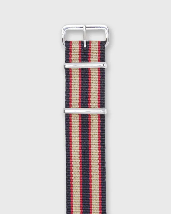 Flash Sale Sid Mashburn Nato Watch Strap Black/Yellow/Red Stripe