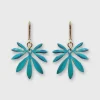 Hot We Dream in Colour Ocean Bambu Earrings Blue/Green