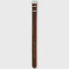 Store Sid Mashburn One-Piece Watch Strap Medium Brown Leather