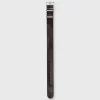 New Sid Mashburn One-Piece Watch Strap Chocolate Leather