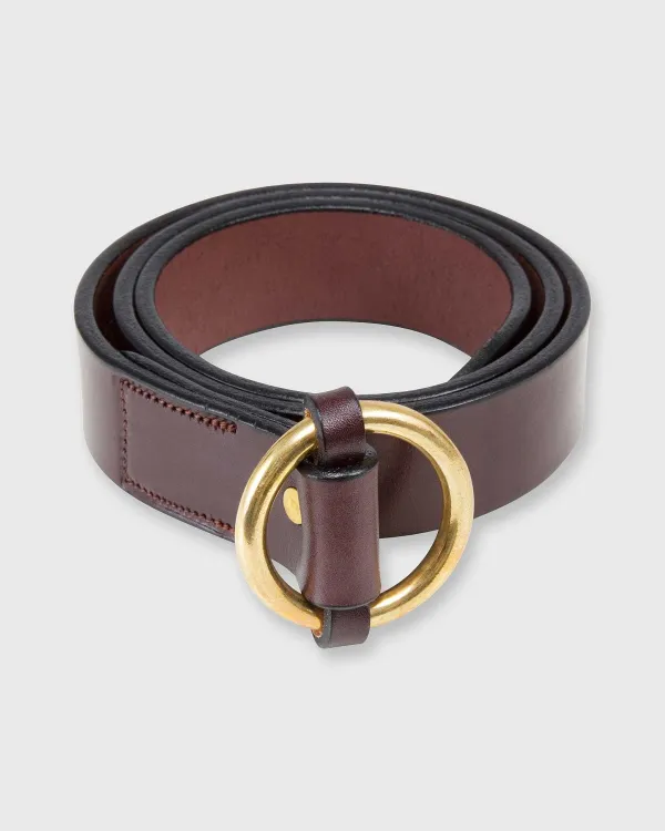 Hot Mashburn 1.25" O-Ring Belt Havana Bridle