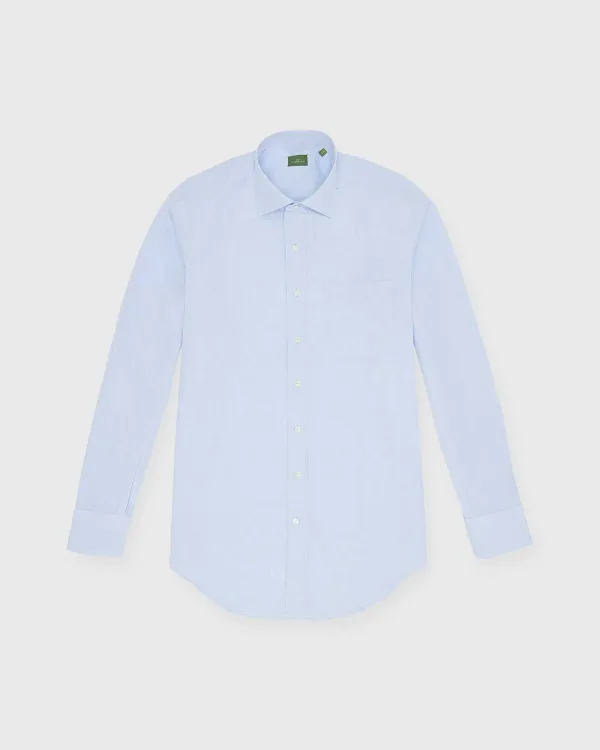 Online Sid Mashburn Otto Handmade Dress Shirt Sky Sea Island Poplin