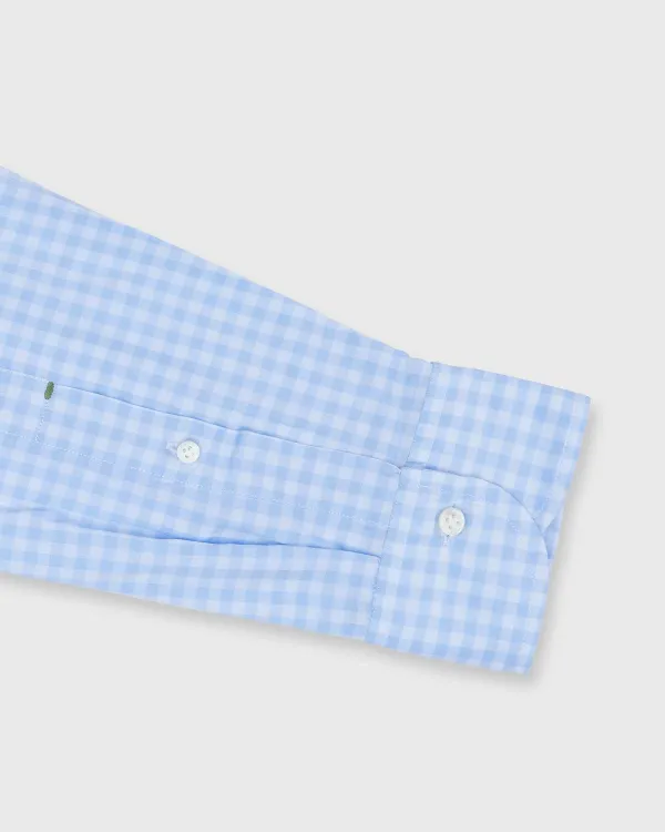 Discount Sid Mashburn Otto Handmade Sport Shirt Blue/Sky Gingham Poplin