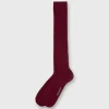 Online Sid Mashburn Over-The-Calf Dress Socks Bordeaux Extra Fine Merino