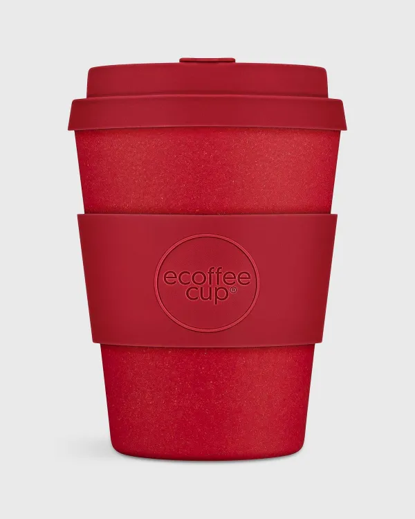 Best Ecoffee 12 Oz. Reusable Coffee Cup Red Dawn