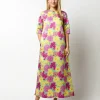 Store Ann Mashburn Paige Maxi Dress Multi Spring Bloom Mikado