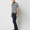 Fashion Sid Mashburn Rally Polo Sweater Navy/Chalk Stripe Cotton