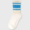 Clearance American Trench Retro Mono Stripe Socks Blue