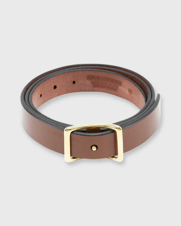 Best Sid Mashburn 1" Reversible Conroy Belt Medium Brown Bridle