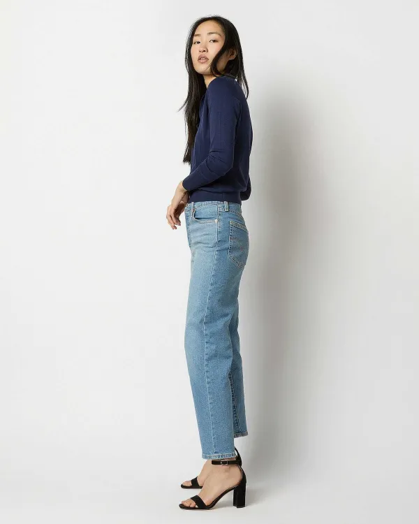 Best Levi's Ribcage Straight Ankle Jean Center Lane