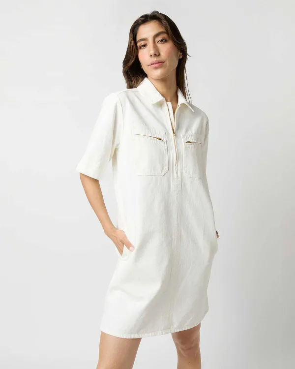 Cheap A.P.C. Rosa Dress Off White