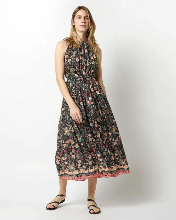 Clearance Ulla Johnson Samar Dress Obsidian Botanica