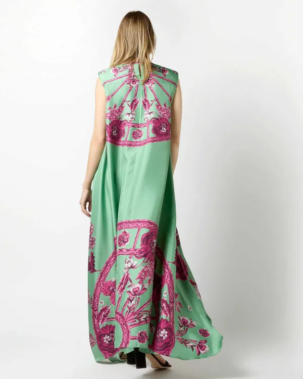 Flash Sale La DoubleJ San Carlo Dress Aquamarine Zodiac Plac E Silk Twill