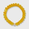 Store Seally Mimi Semi Precious Beaded Bracelet Yellow Monochrome