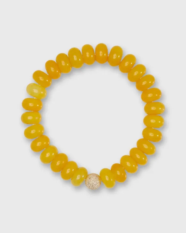 Store Seally Mimi Semi Precious Beaded Bracelet Yellow Monochrome