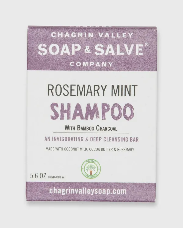 Cheap Chagrin Valley Shampoo Bar Rosemary Mint Charcoal