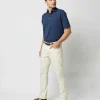 Shop Sid Mashburn Short-Sleeved Polo Navy Pima Pique