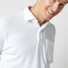 Outlet Sid Mashburn Short-Sleeved Polo White Terry