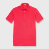 Shop Sid Mashburn Short-Sleeved Polo Red Pima Pique