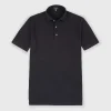 Cheap Sid Mashburn Short-Sleeved Polo Coal Pima Pique