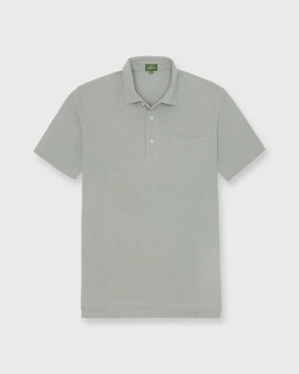 Cheap Sid Mashburn Short-Sleeved Polo Sage Pima Pique