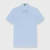 Cheap Sid Mashburn Short-Sleeved Polo Sky Oxford Pima Pique