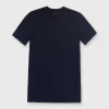 Sale Sid Mashburn Short-Sleeved Tee Navy Pima Cotton