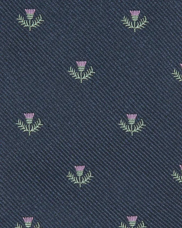 Best Sid Mashburn Silk Faille Club Tie Navy/Lavender/Green Laurel