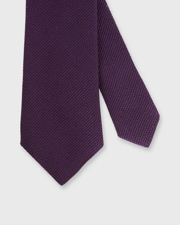 Outlet Sid Mashburn Silk Fino Grenadine Tie Eggplant