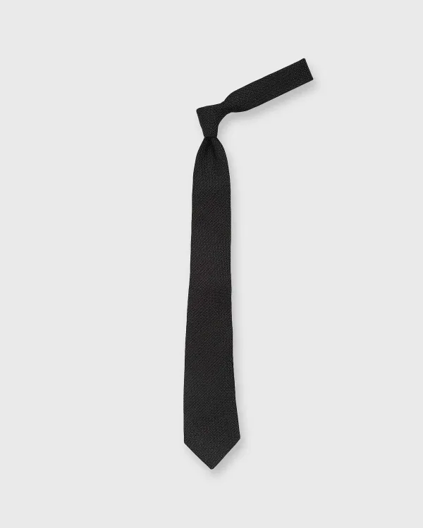 Best Sale Sid Mashburn Silk Grosso Grenadine Tie Black