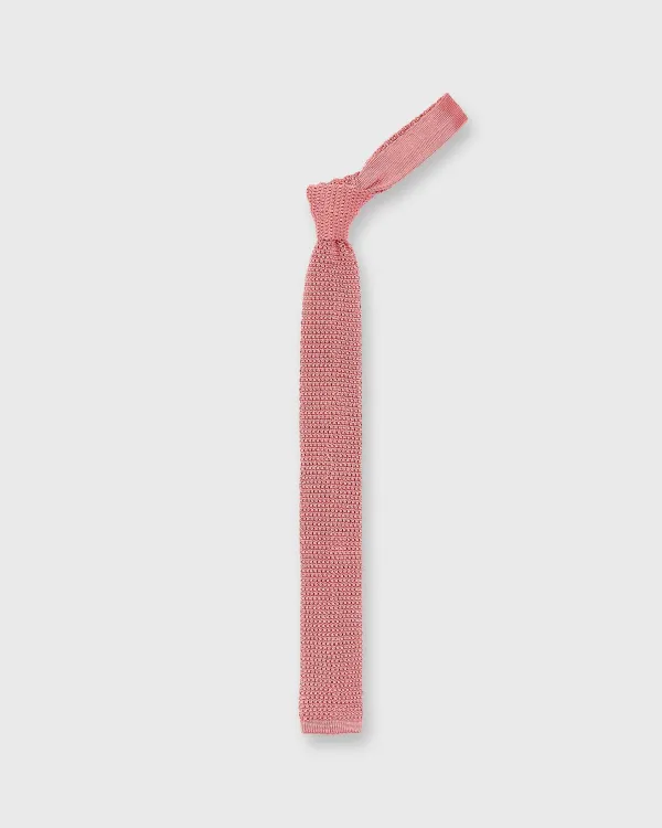 Outlet Sid Mashburn Silk Knit Tie Coral