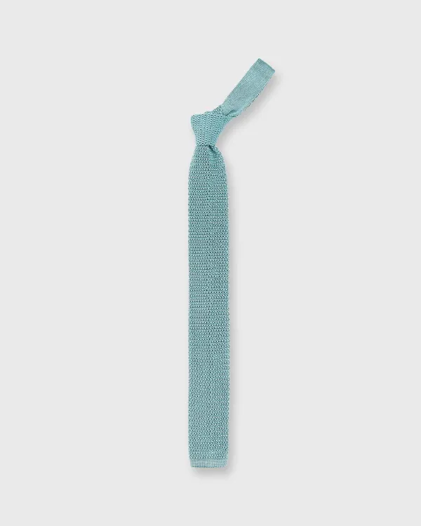 Shop Sid Mashburn Silk Knit Tie Sea Green