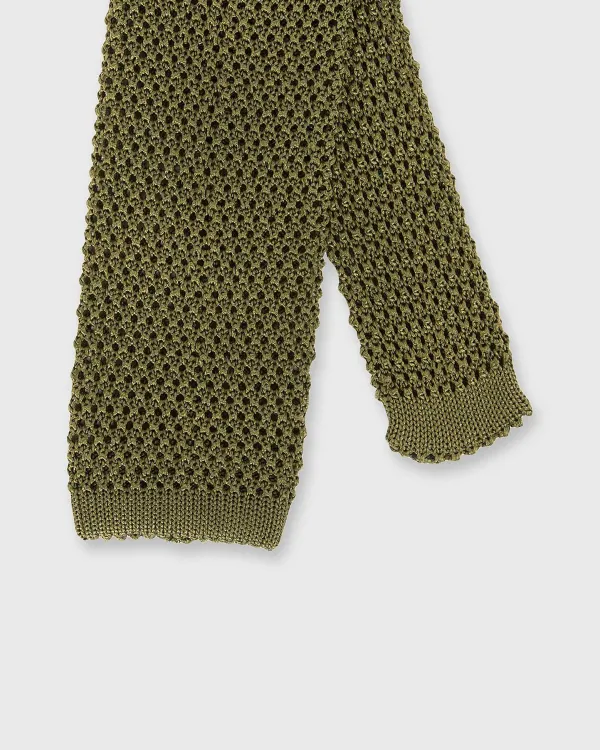 Cheap Sid Mashburn Silk Knit Tie Olive