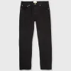 Store Sid Mashburn Slim Straight Jean Black Garment-Dyed Denim