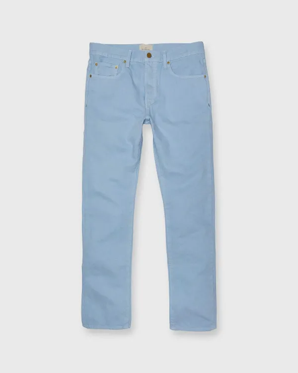 Clearance Sid Mashburn Slim Straight Jean Pale Blue Garment-Dyed Denim