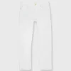 Outlet Sid Mashburn Slim Straight 5-Pocket Pant White Canvas