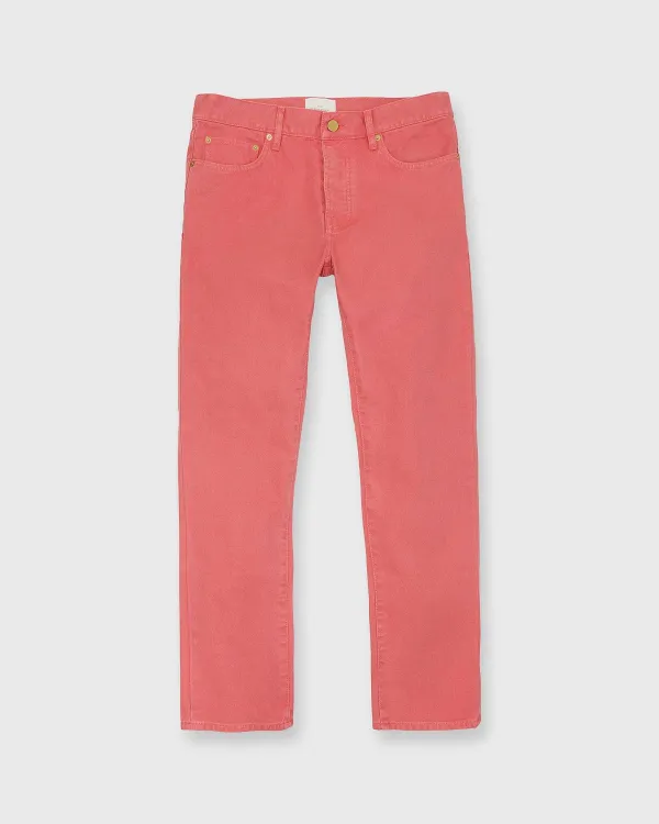 Cheap Sid Mashburn Slim Straight 5-Pocket Pant Coral Canvas