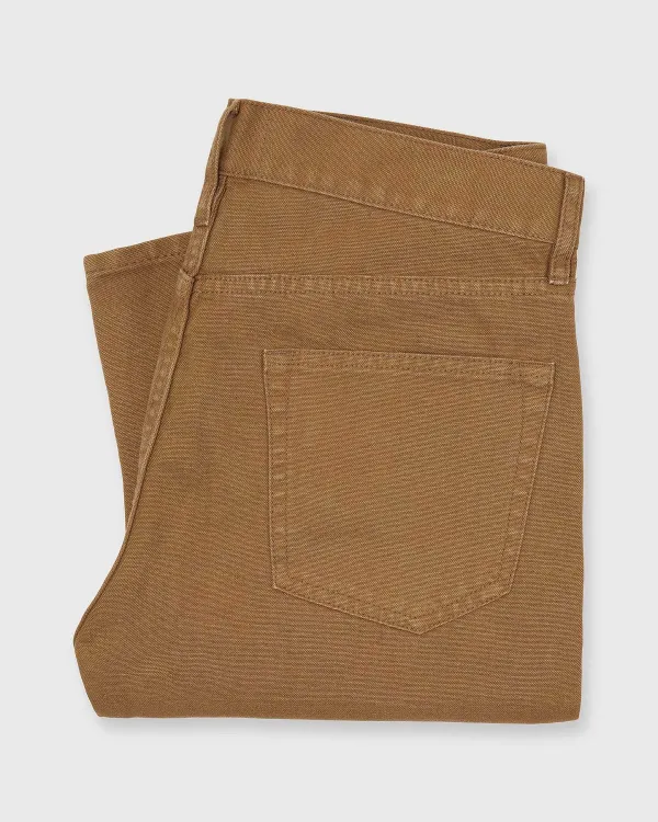 Online Sid Mashburn Slim Straight 5-Pocket Pant Tobacco Canvas