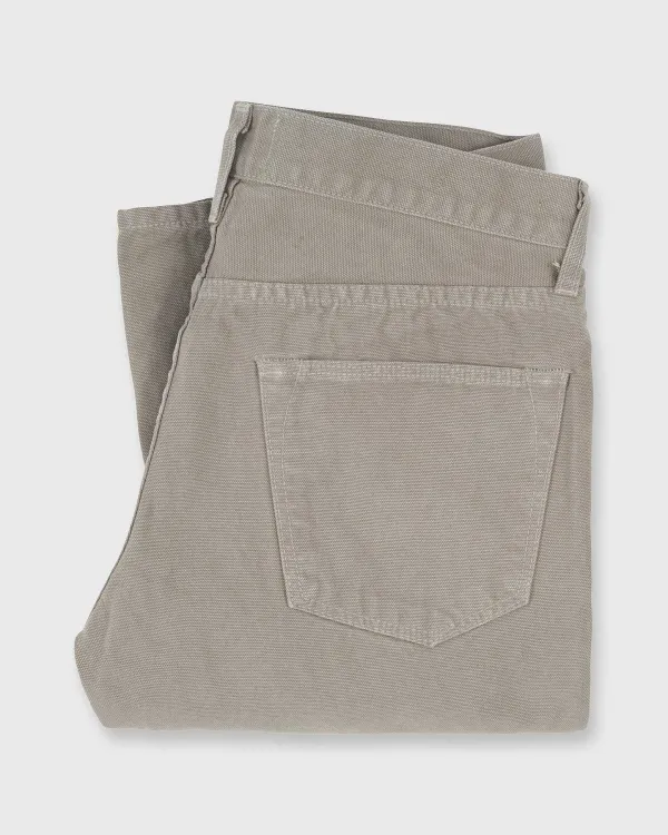 Best Sale Sid Mashburn Slim Straight 5-Pocket Pant Grey Canvas