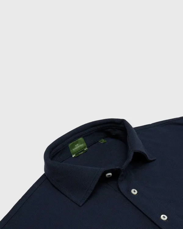 New Sid Mashburn Slim-Fit Short-Sleeved Polo Navy Jersey