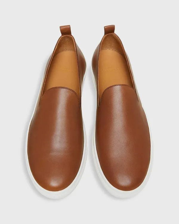 Cheap Sid Mashburn Slip-On Sneaker Saddle Leather