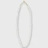 New Ann Mashburn Small Elongated Cowbone Beads Ivory