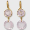 Outlet Marie-Hélène de Taillac Small Incandescence Earrings Rose Quartz