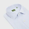 Best Sid Mashburn Spread Collar Dress Shirt Dutch Blue Graph Check Poplin