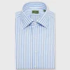 Shop Sid Mashburn Spread Collar Dress Shirt Sky Awning Stripe Poplin