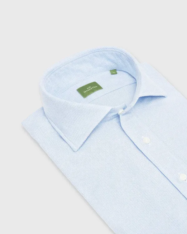 Best Sid Mashburn Spread Collar Sport Shirt Light Blue Cellulare