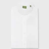 Discount Sid Mashburn Spread Collar Sport Shirt White Poplin