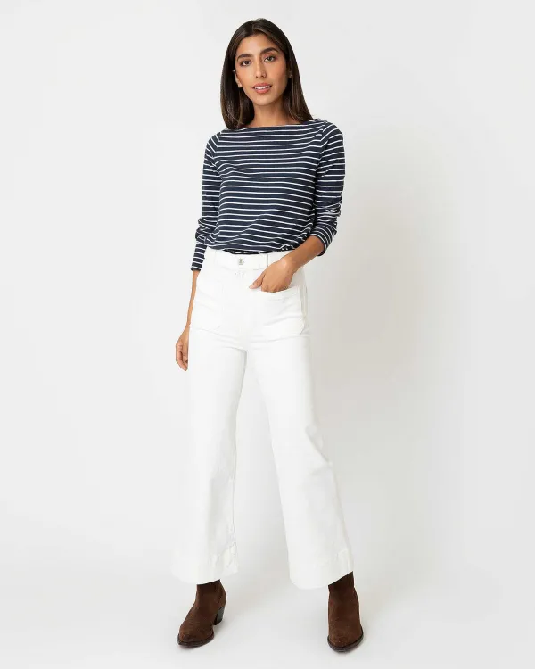 Best Sale Jeanerica St Monica Cropped Jean Natural White