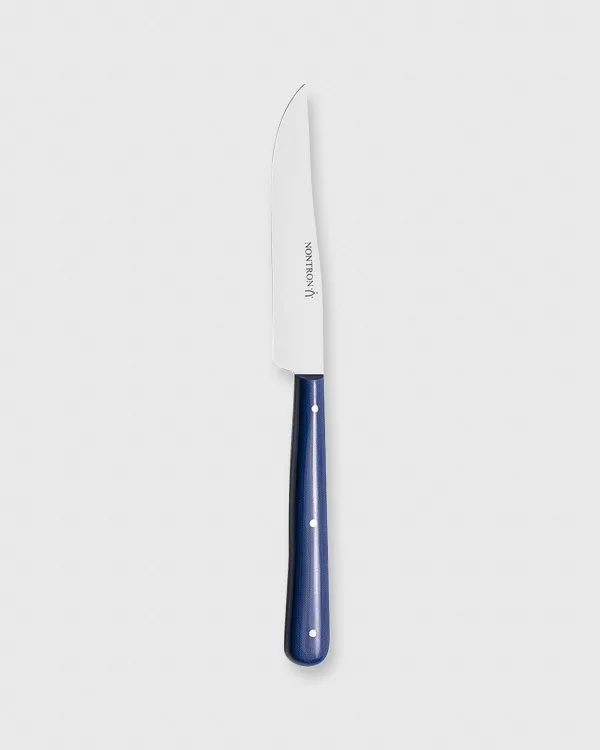 Store Nontron Steak Knives (Set Of 6) Blue Compressed Fabric