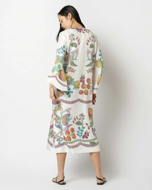 New La DoubleJ The Kaftan Grenadilla Silk Twill